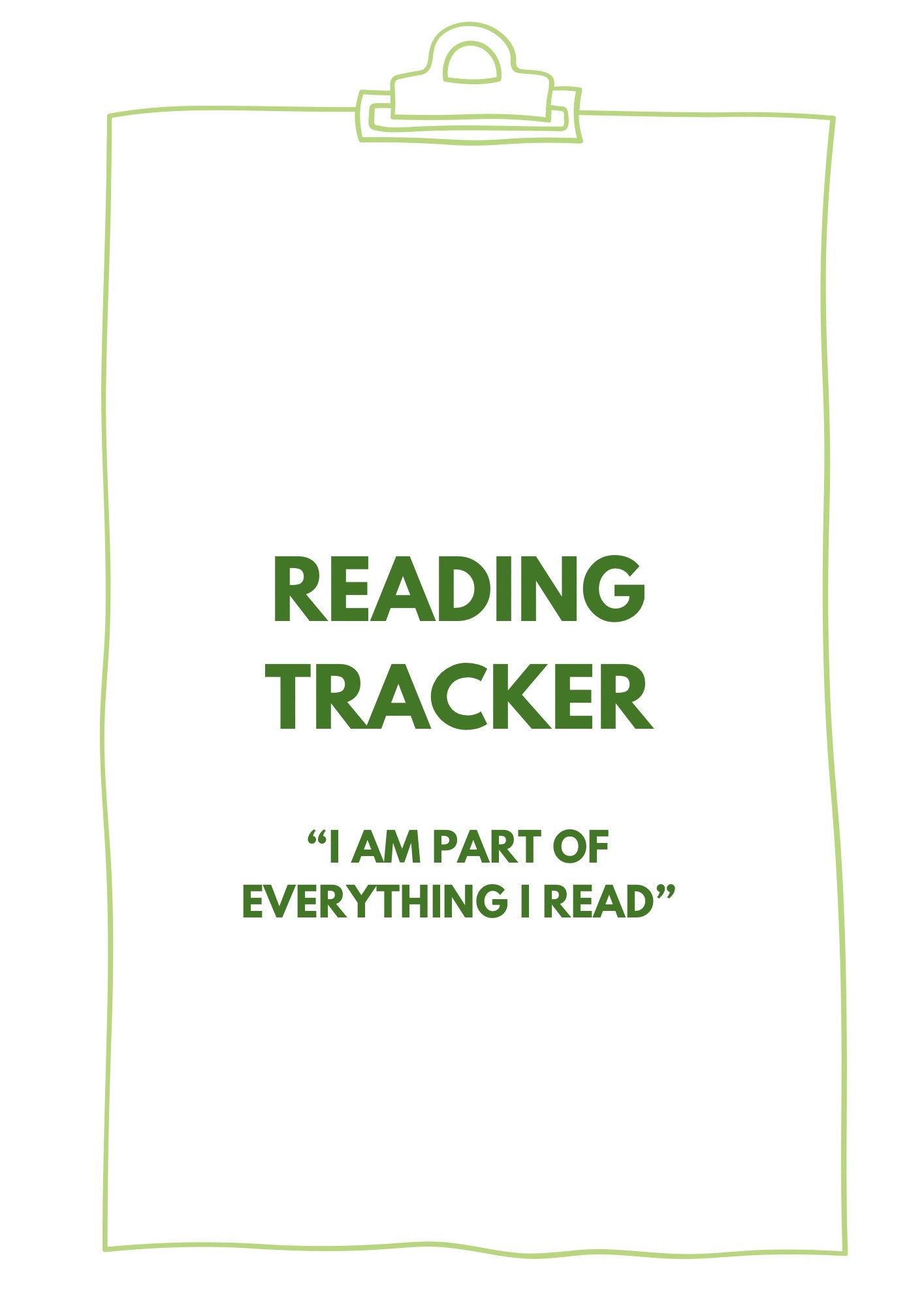 Lime Reading Journal