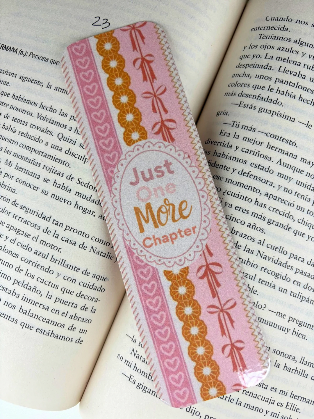 Just One More Chapter Bookmark