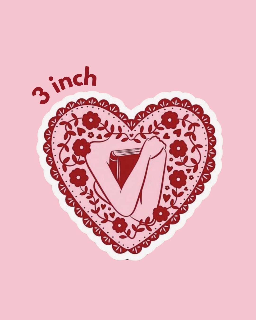 Self Book Love Sticker