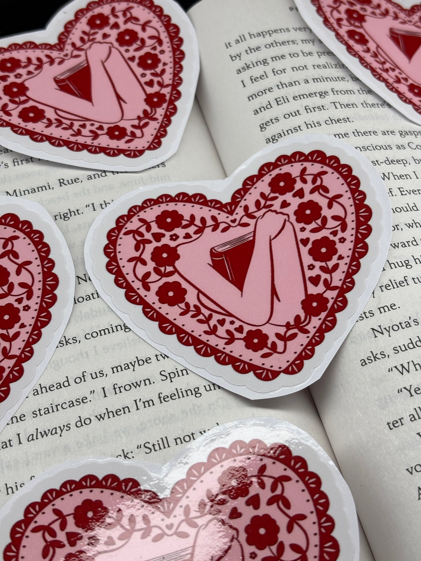 Self Book Love Sticker