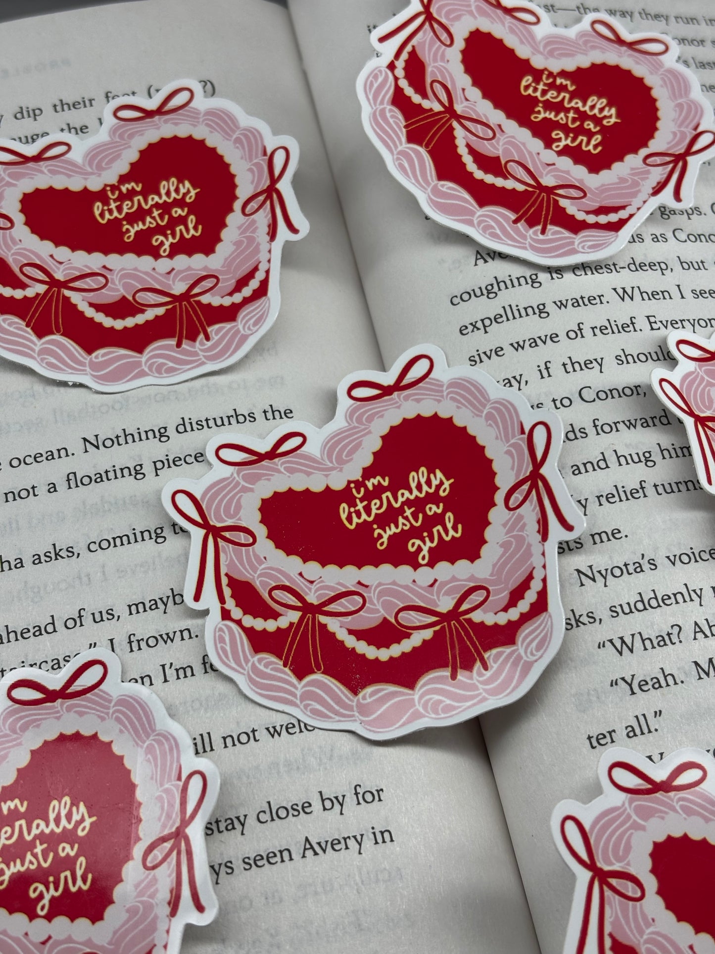 I'm literally just a girl Sticker