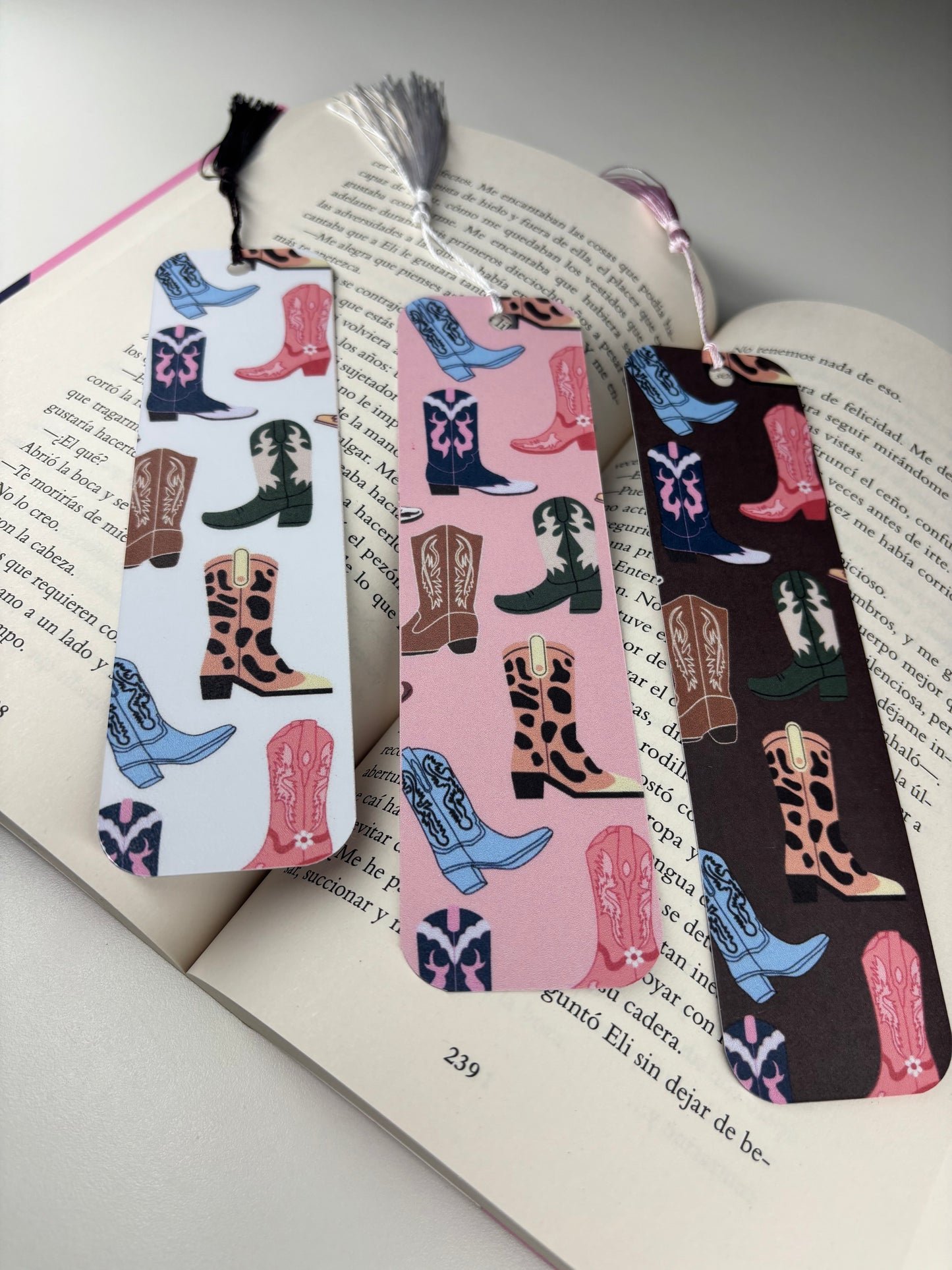 Western Boots Bookmark