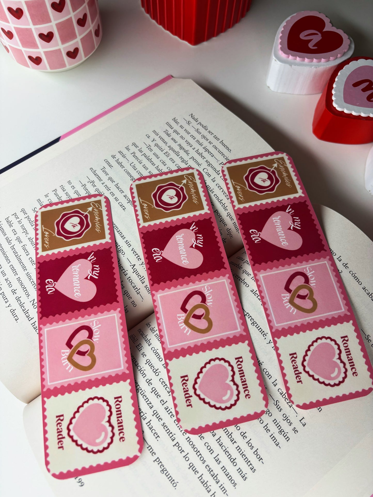 Romance Reader Stamps Bookmark