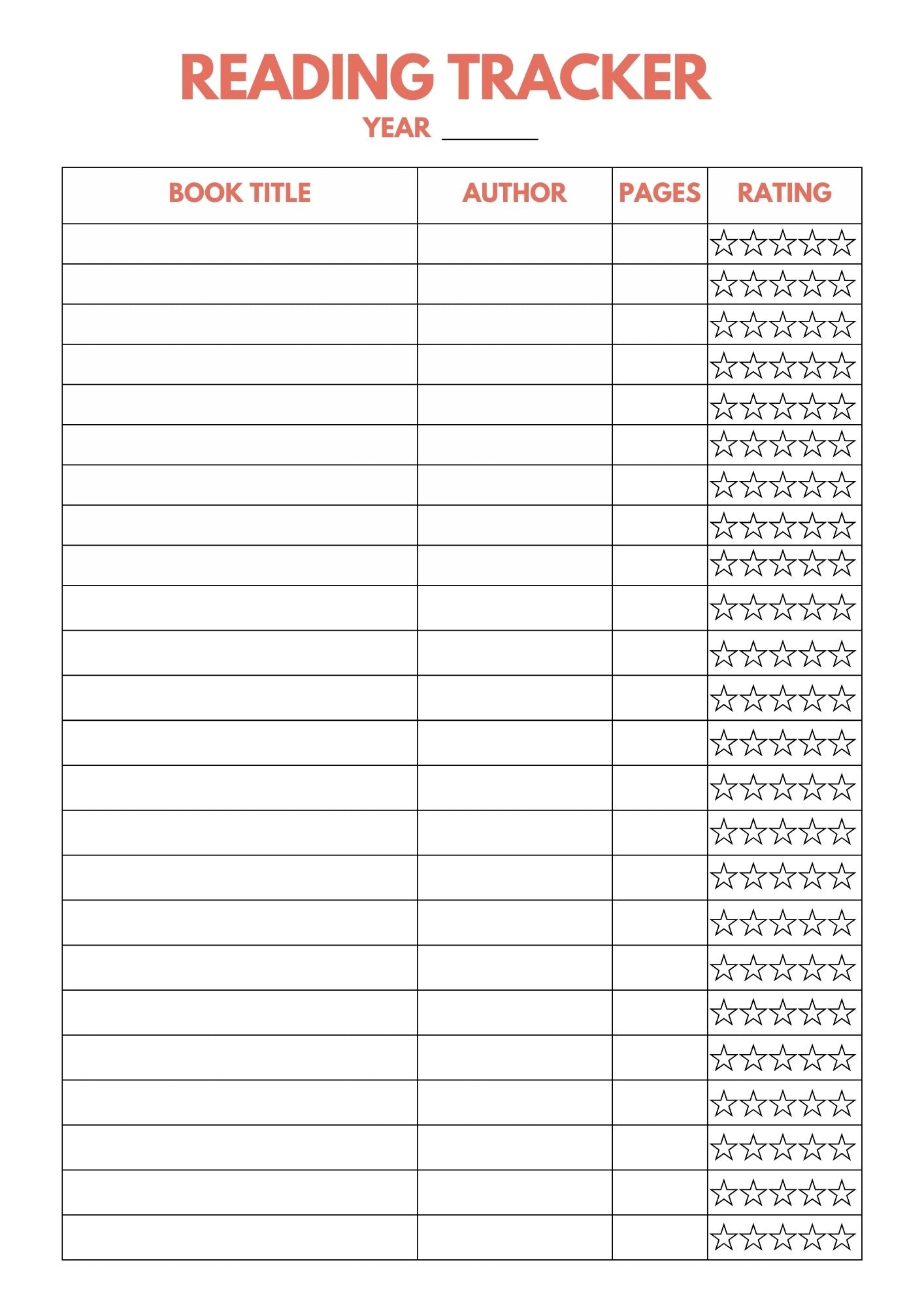 Strawberry Reading Journal