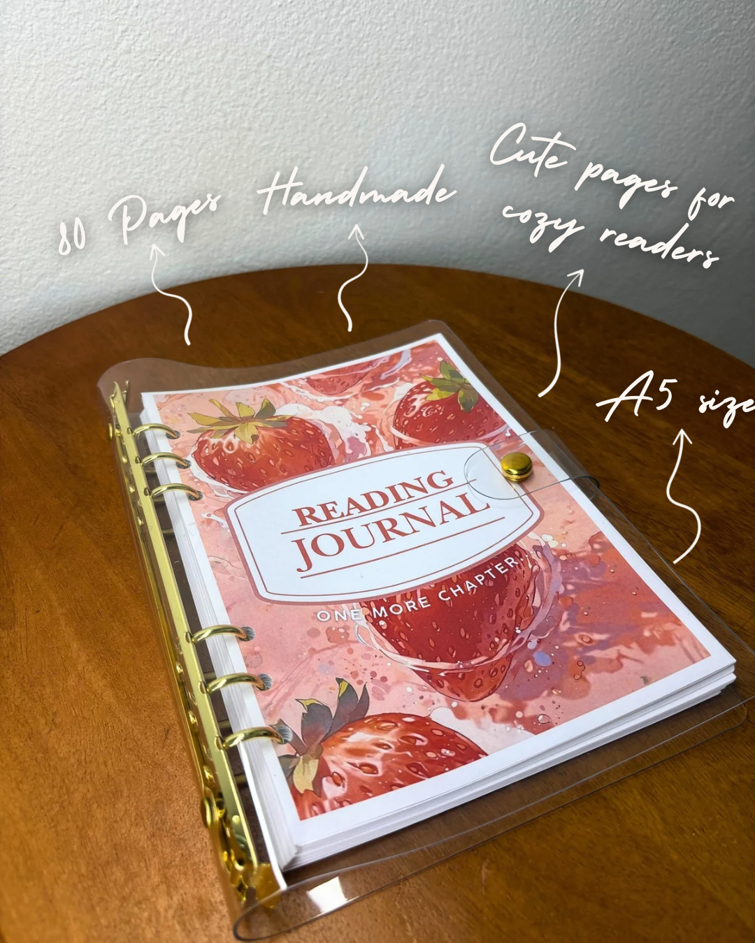 Strawberry Reading Journal