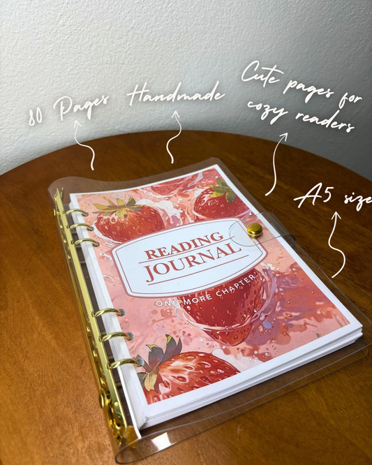 Strawberry Reading Journal