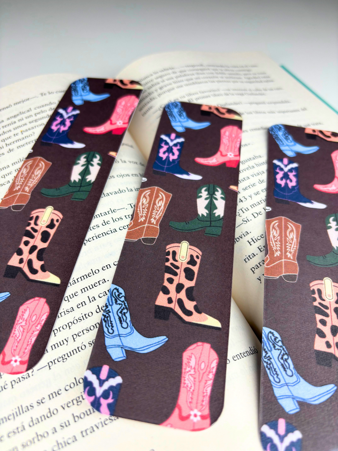 Western Boots Bookmark