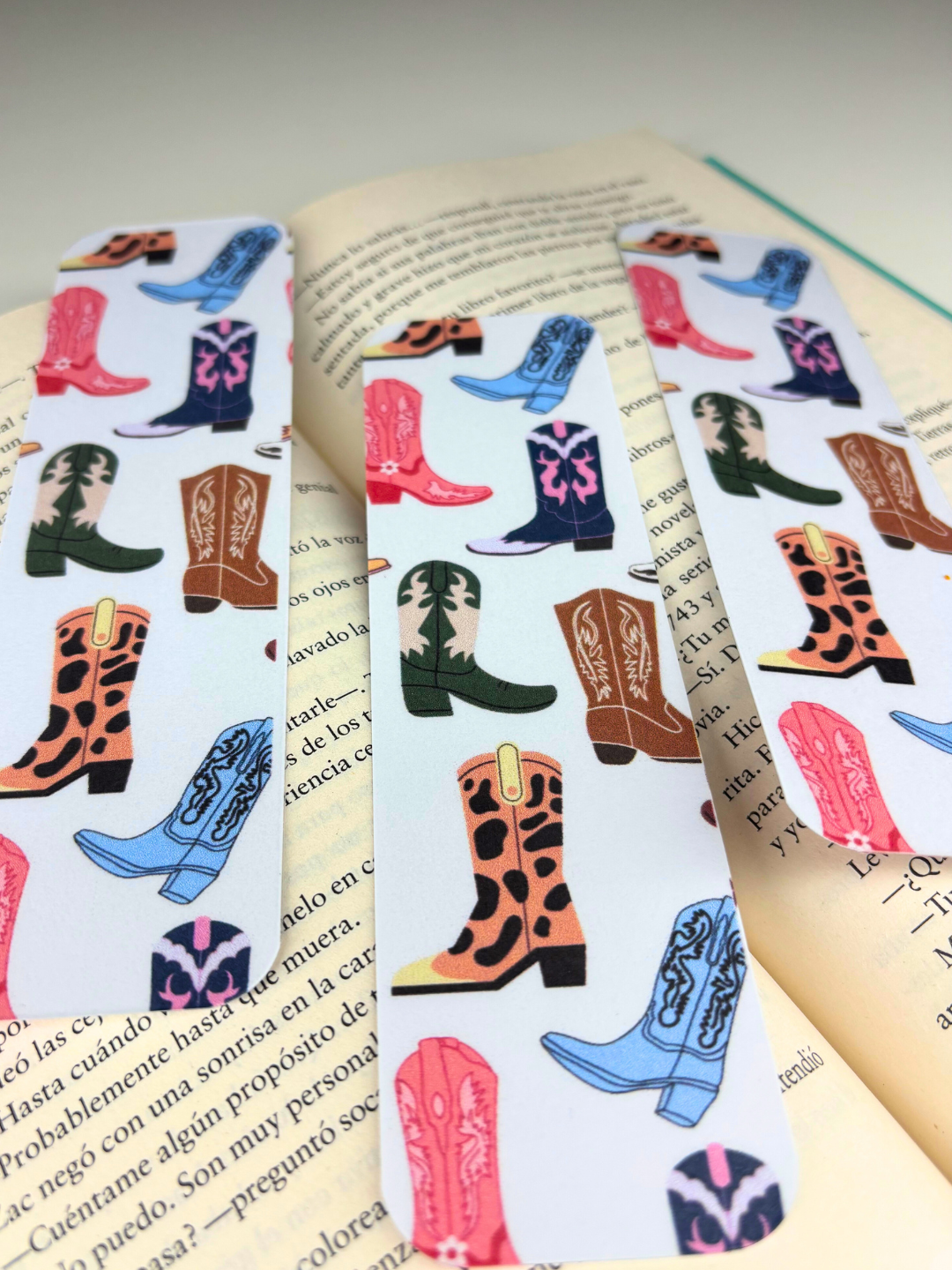 Western Boots Bookmark