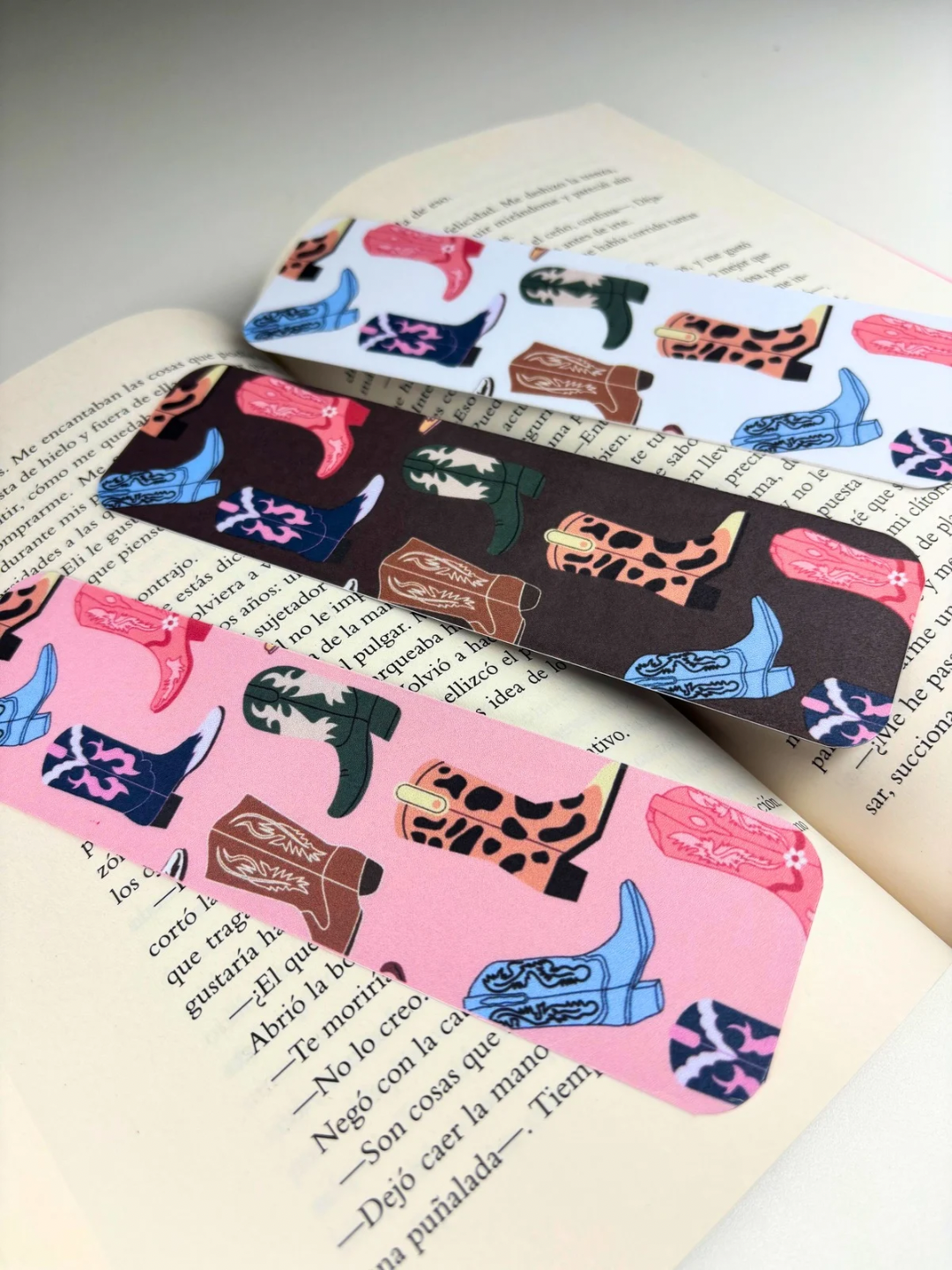 Western Boots Bookmark