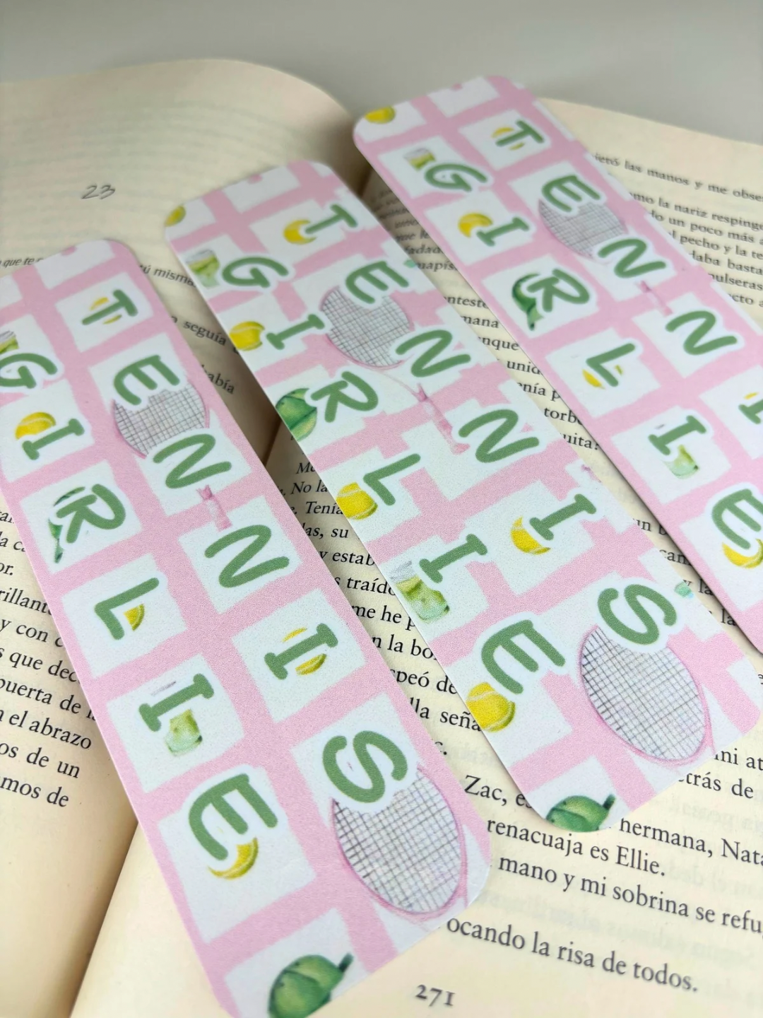 Tennis Girlie Bookmark