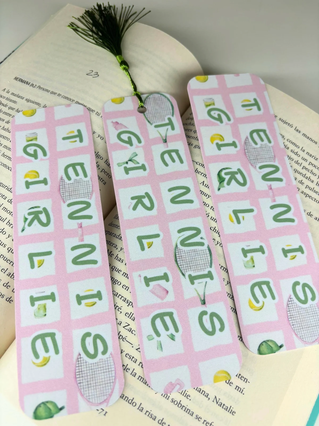 Tennis Girlie Bookmark