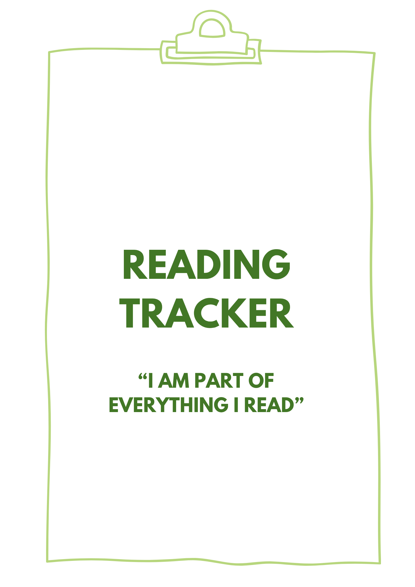 Lime Reading Journal