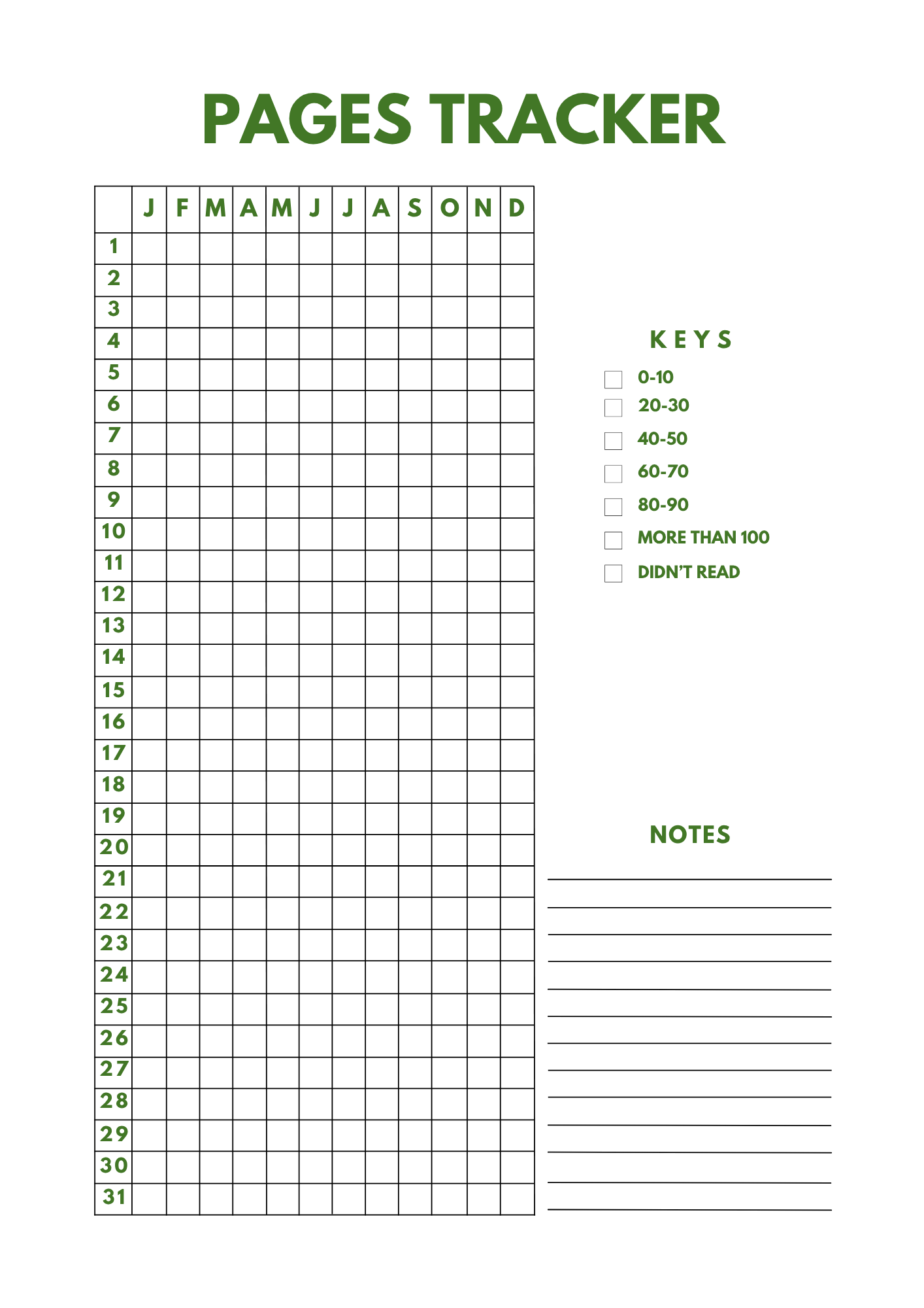 Lime Reading Journal