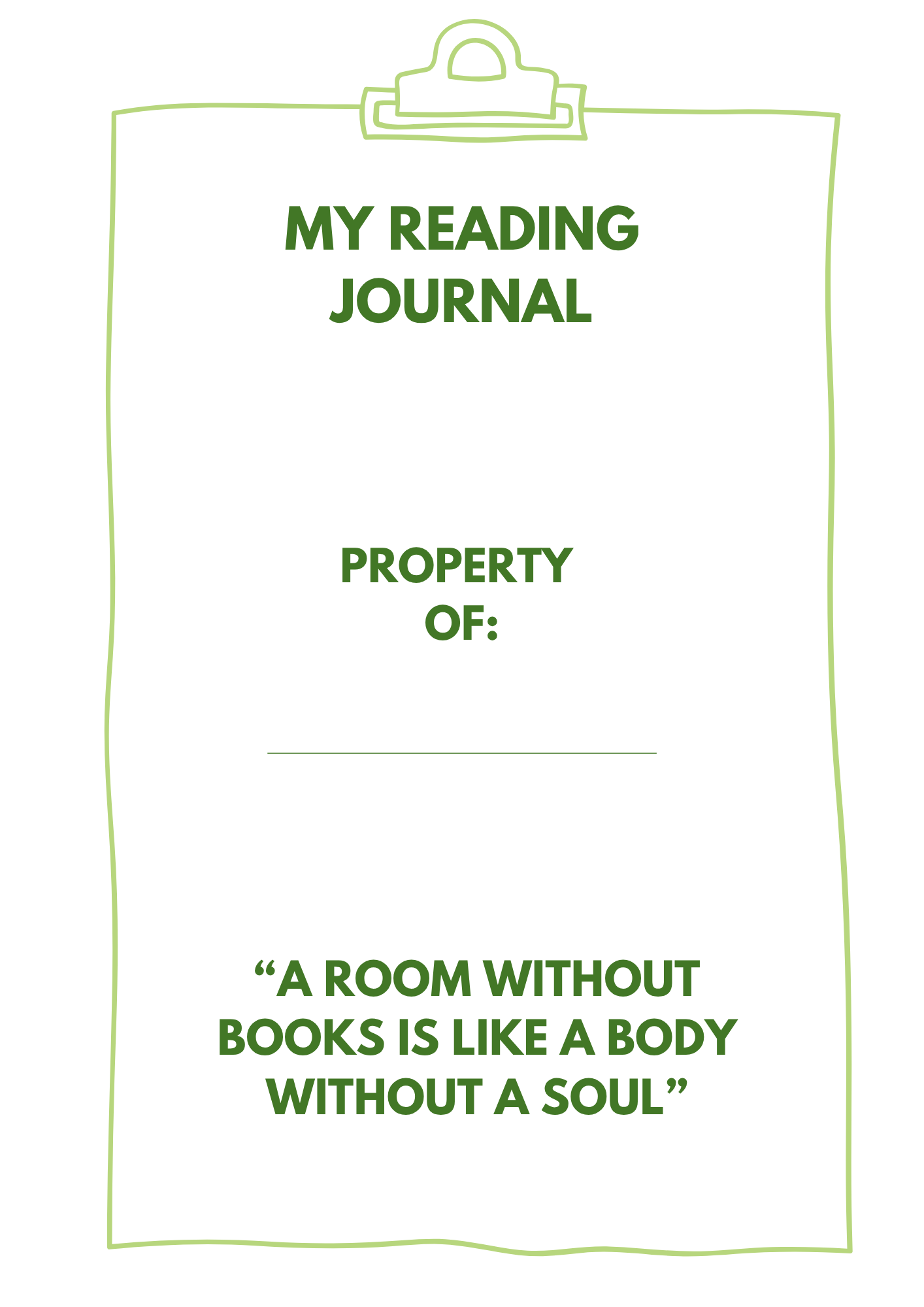 Lime Reading Journal