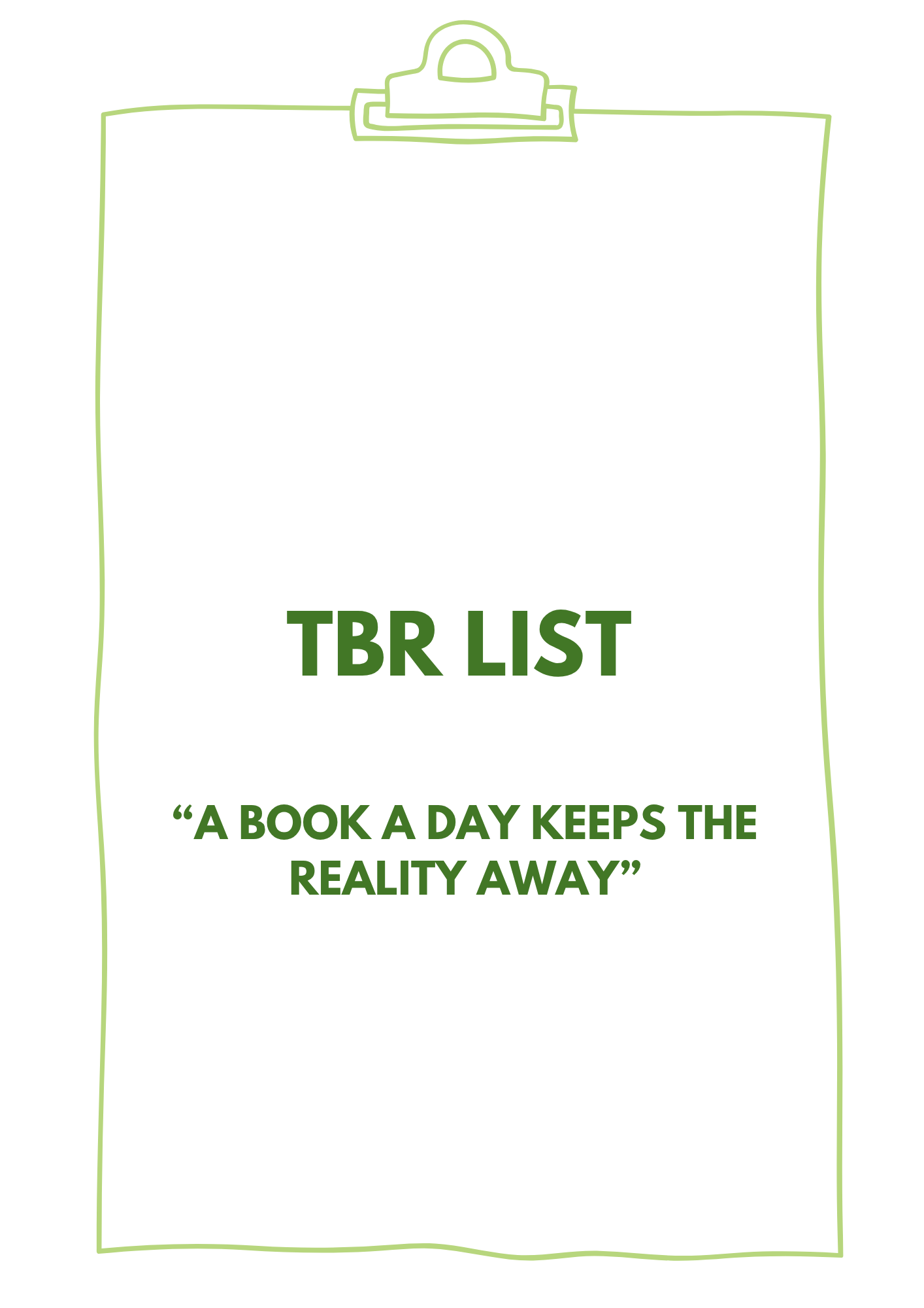 Lime Reading Journal