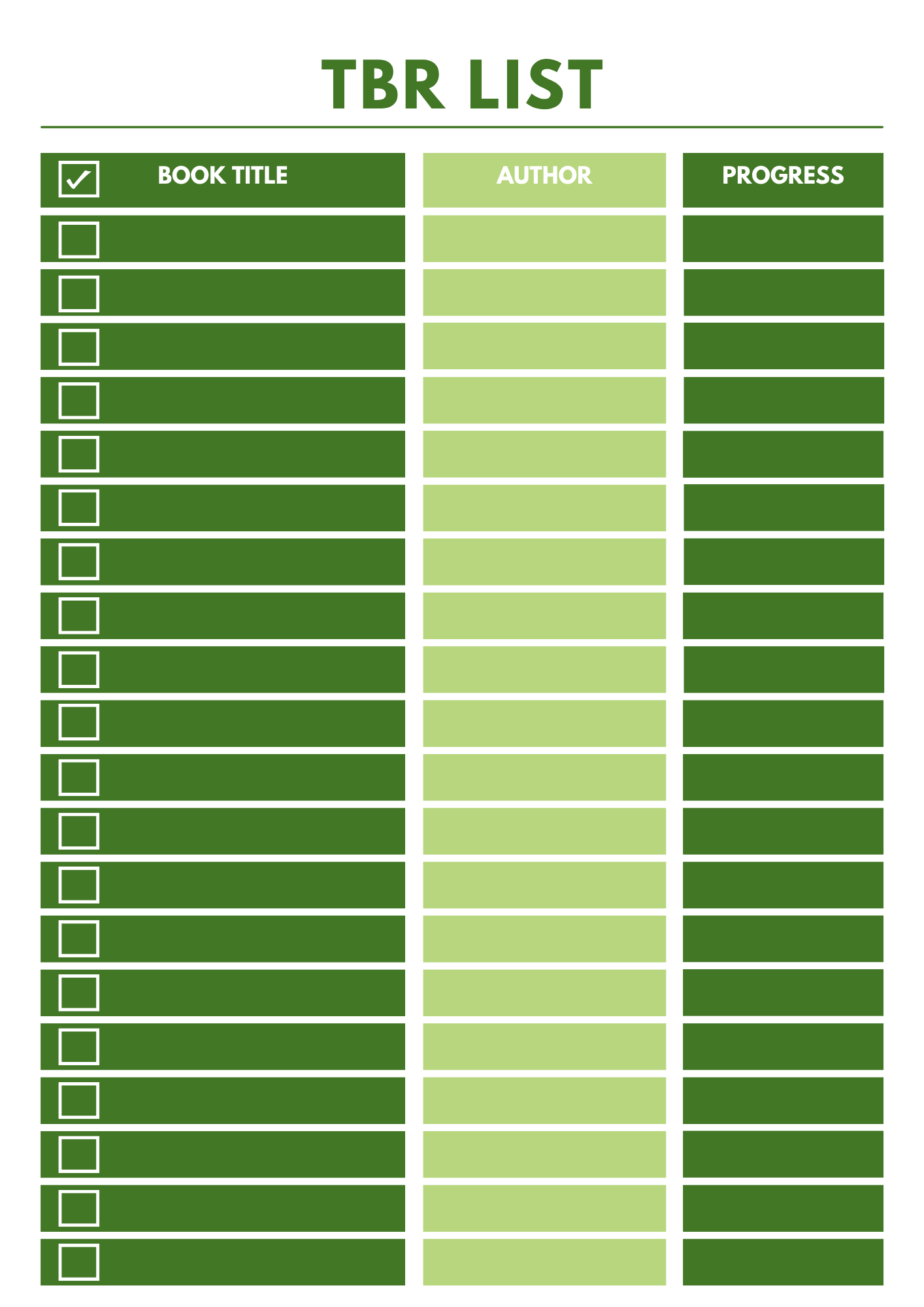 Lime Reading Journal