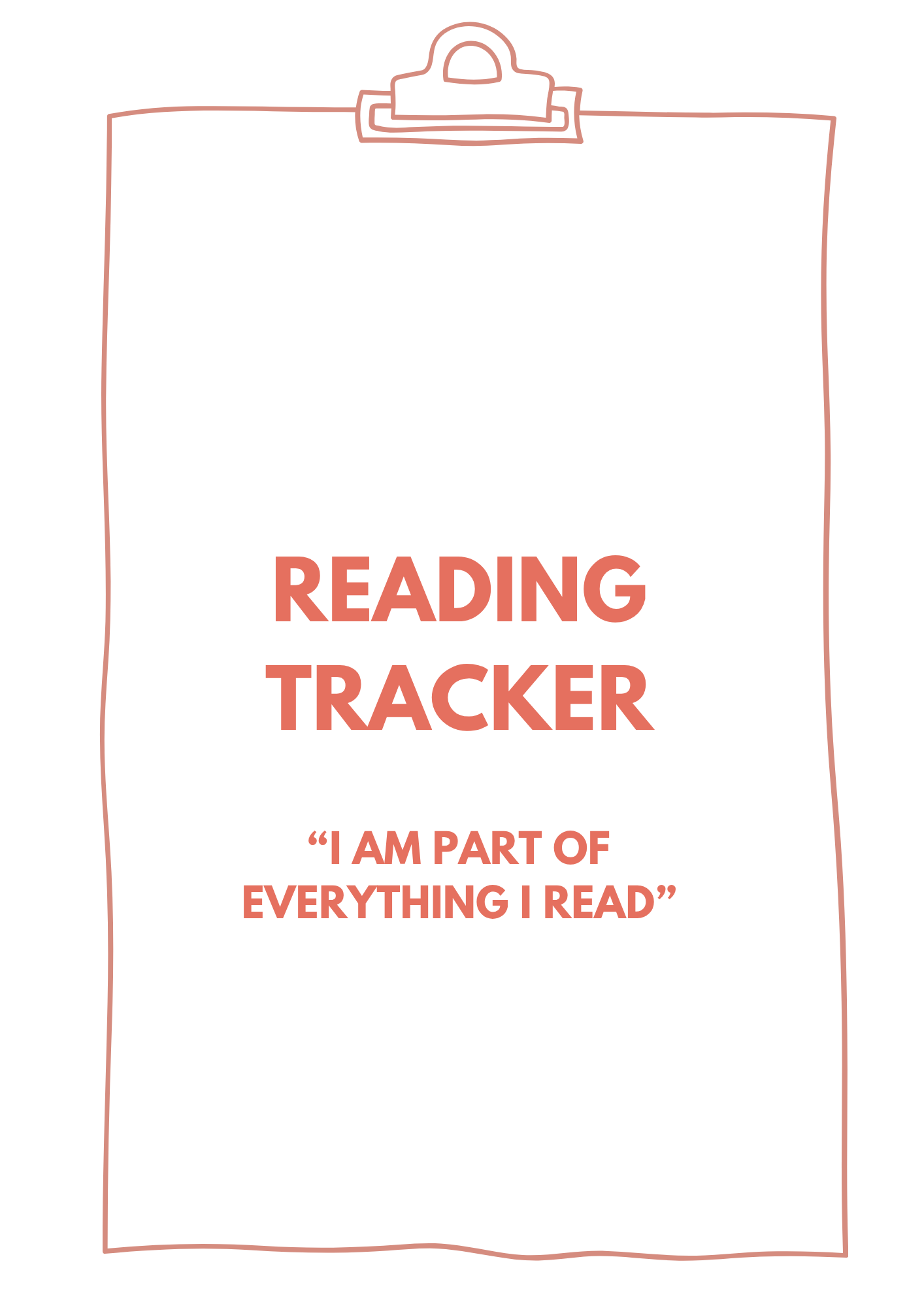 Strawberry Reading Journal