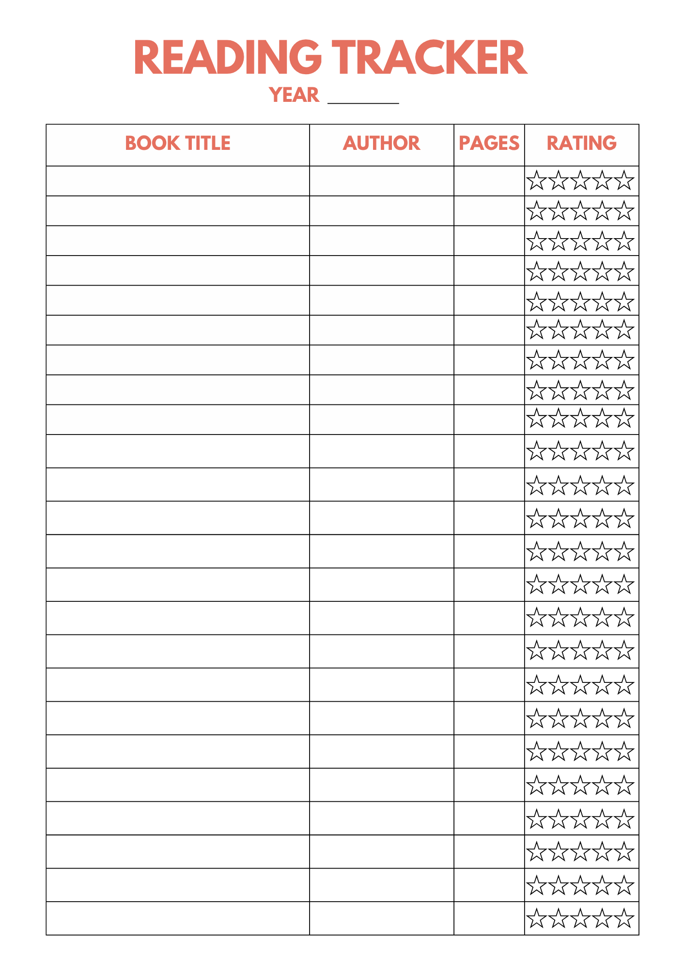Strawberry Reading Journal